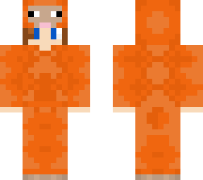 orange sheep costume