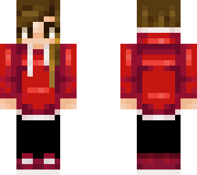 red hoddie