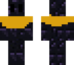a man of obsidin coverd in mayonase