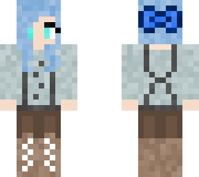 blue farmer girl