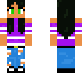 dark green haired baddie! *original*