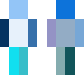 diffrent color of blues