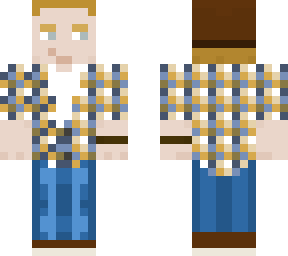 hipster-ish t-shirt + shirt + woolhat v1.1