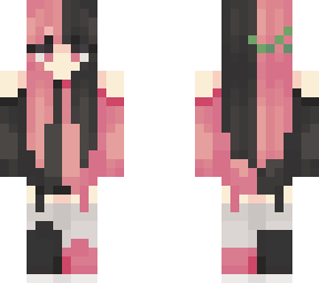 pink and black donut girl :)