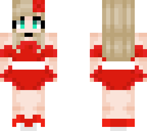 red dress