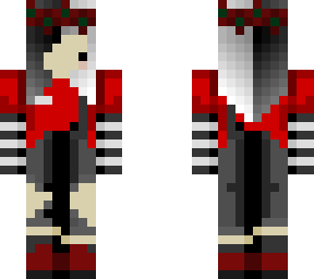 red grunge chibi