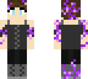 simple black/purple