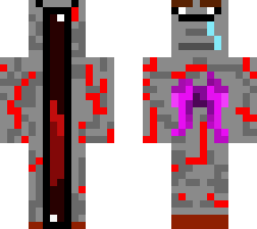 two sided meme stone w/ blood cuz why not