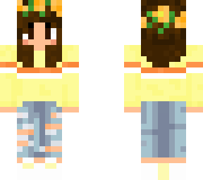 yellow brown hair girl edit