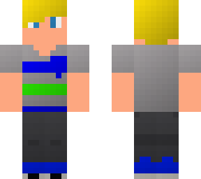 blond school boy