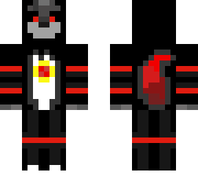 dark puppet with dark wolf suit