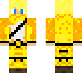 fully golden blond ninja!!!!