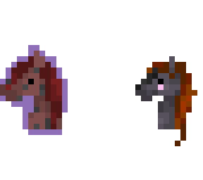 more horse pixelart