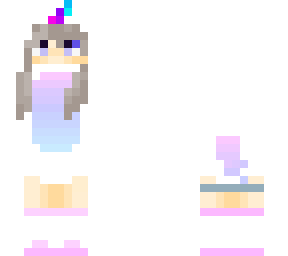 new unicorn girl skin