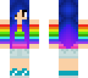 rainbow girl