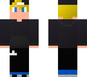 blond hoodie boy