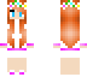 flower crown ginger girl