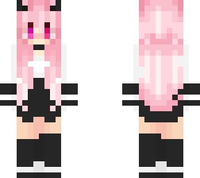 pink hair devil