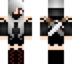 red eyed assassin girl