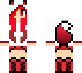 red head girl with tail