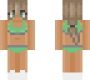 green bikini