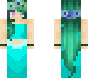 green mermaid