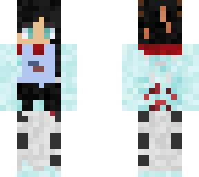 my mincraft skin in wierd time