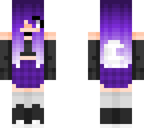 purple hair girl ---requested by itsfunnymoon