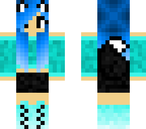 blue wolf girl