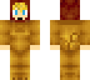 blond lion boy