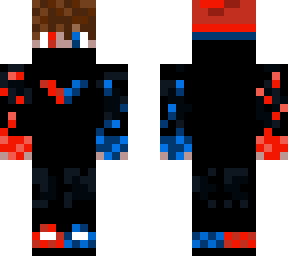 blue and red dude