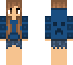 creeper hoodie girl