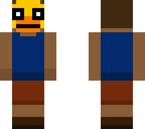 masked child in chica