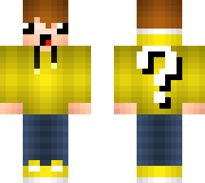 my minecraft lucky boy skin cute