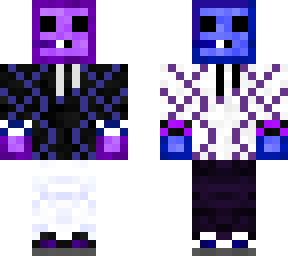 purple and blue slime
