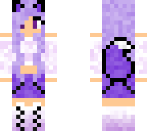 purple wolf girl