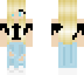 blonde ripped jeans