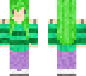 first skin - cool colours chibi