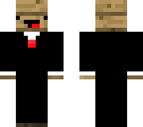 madera noob con traje