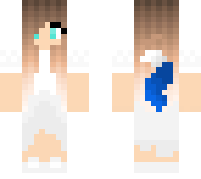 myself with a white dress