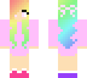 rainbow girl