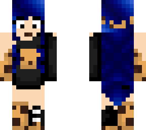 3d eye cookie girl skin