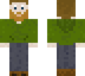 beard and a hoodie