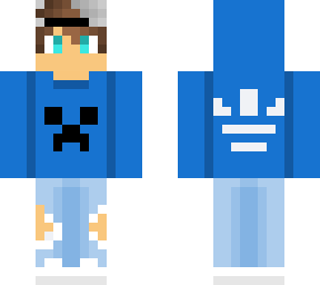 boy with blue