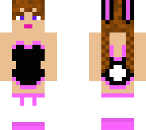 brown hair bunny girl
