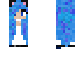 cute blue girl