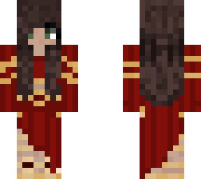 em's red dess
