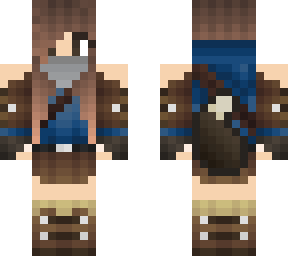 hunter girl cyan