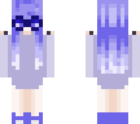 purple sea skin with glasses