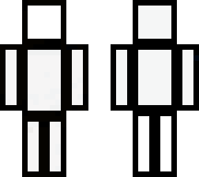 white/black skin